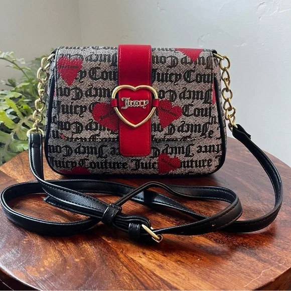 Juicy Couture Black, Beige, w/Red Hearts Backpack & Crossbody Bundle Set m93512411373_1.jpg?1758969185 main image 4